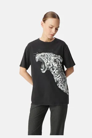 IKKS Short-Sleeved Round-Neck Printed T-Shirt