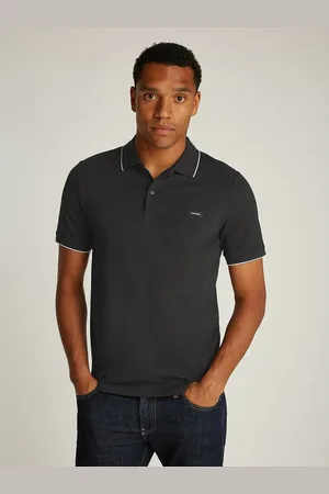 Calvin Klein Slim Fit Polo Shirt in Stretch Cotton Pique
