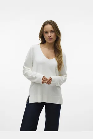VERO MODA Fine Knit Jumper with V-Neck