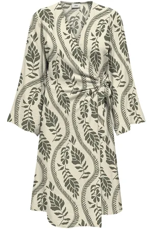 JDY Printed Short Wrapover Dress