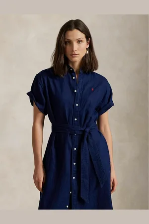 Ralph Lauren Shirt Dress with Belt, Short Sleeves