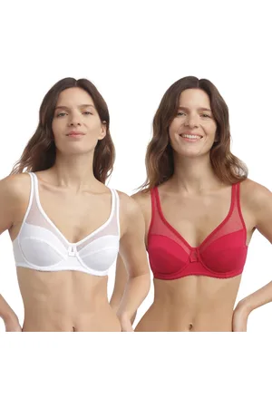 Dim Pack of 2 Generous Bras in Organic Cotton