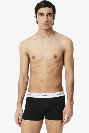 Lacoste Pack of 3 Hipsters in Plain Stretch Cotton