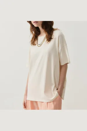 American Vintage Pymaz Boat Neck T-Shirt with Short Sleeves
