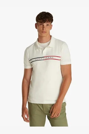 Tommy Hilfiger Slim Fit Polo Shirt with Coloured Stripes