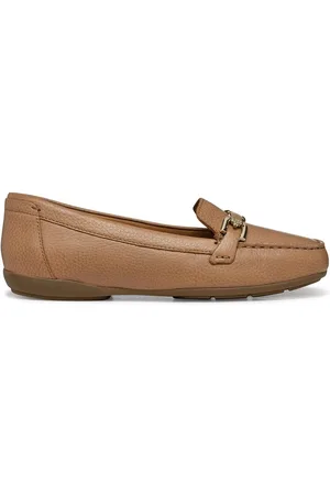 Geox Breathable Grained Leather Loafers, Annytah