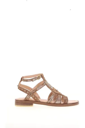 Mjus Leather Flat Sandals