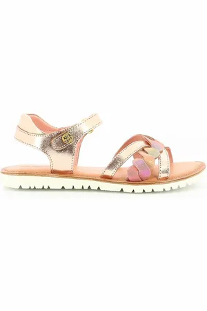 Kickers Kids Betty Leather Sandals with Touch 