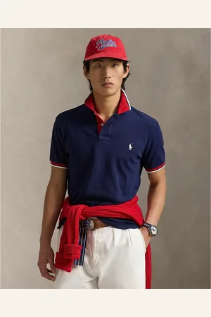 Ralph Lauren Fitted Polo Shirt with Contrasting Edges