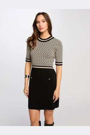 Morgan Fitted Knitted Mini Dress