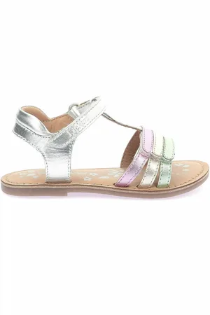 Kickers Kids Diamanto Leather Sandals with Touch 