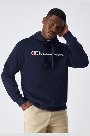 Champion Large Logo Print Hoodie