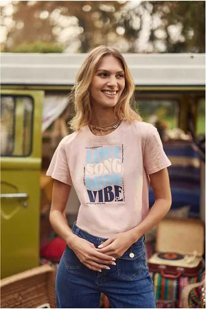 La Petite Etoile Tsong Printed Cotton T-Shirt with Short Sleeves