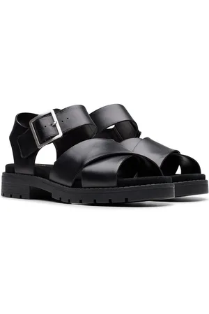 Clarks Orinocco Cross Leather Sandals