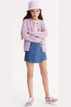 La Redoute Cotton Openwork Knit Cardigan with Button Fastening
