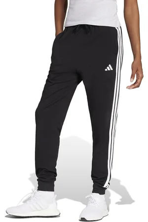 adidas Fleece Tapered Trousers, Essentials 3 Stripes