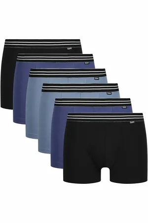 Dim Pack of 6 Eco Hipsters in Plain Cotton