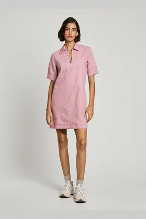 Pepe Jeans Striped Polo Shirt Dress