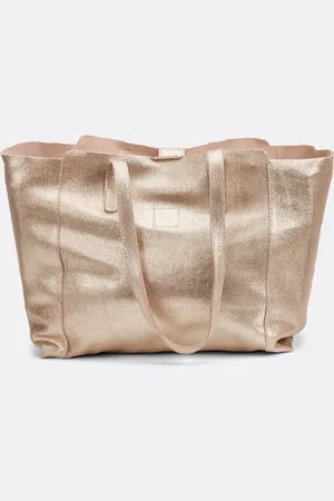 La Redoute Supple Tote Bag in Iridescent Leather
