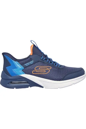 Skechers Kids Slip-Ins Trainers: Microspec Max Brisk-Stripe