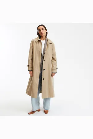 La Redoute Signatures Maurice Long Trench Coat with Button Fastening