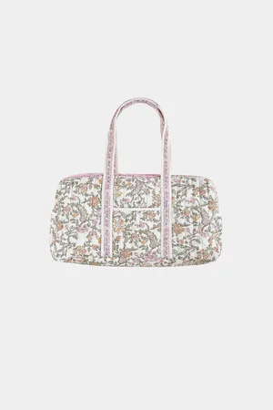 Louise Misha 36H Bilbao Weekend Bag in Floral Print Canvas