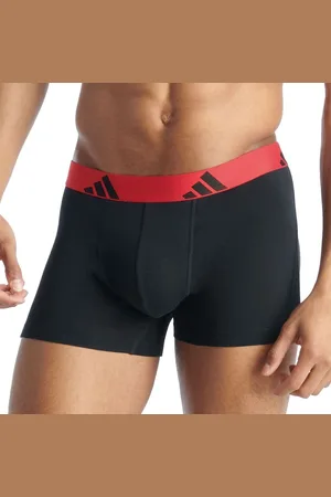 adidas Set of 3 Plain Active Flex Cotton Boxer Shorts