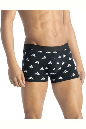 adidas Set of 3 Plain Active Flex Cotton Boxer Shorts