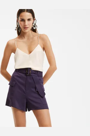 La Redoute Satin V-Neck Vest Top with Shoestring Straps