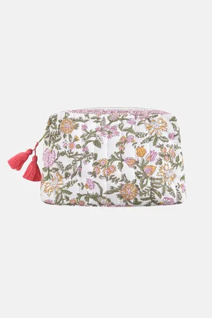 Louise Misha Teiki L Wash Bag in Floral Print Canvas
