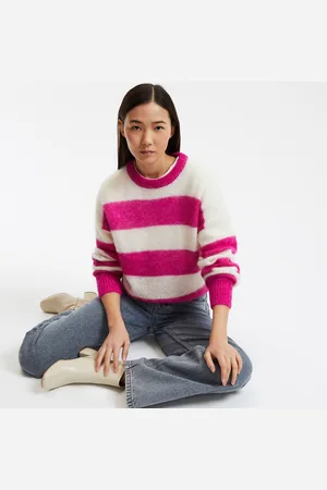 La Redoute Chunky Knit Jumper with Crew Neck