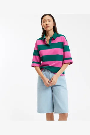 La Redoute Striped Polo Shirt with Short Sleeves