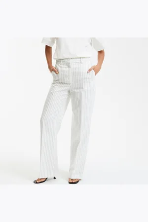 La Redoute Loose Fit Trousers with High Waist and Wide Leg