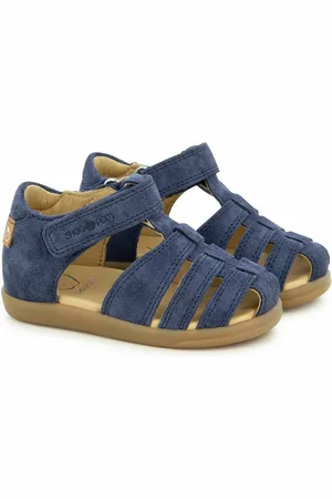Shoo Pom Kids Pika Tonton Sandals in Suede with Touch 