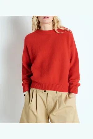 American Vintage Vitow Loose Fit Jumper with Boat Neck