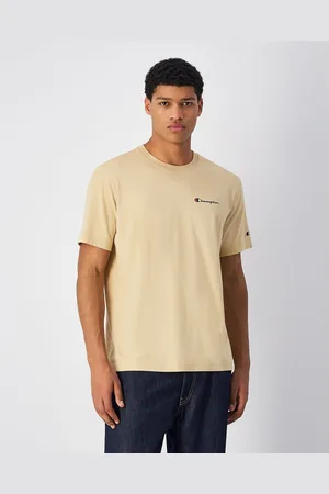 Champion Small Logo Print T-Shirt with Short Sleeves
