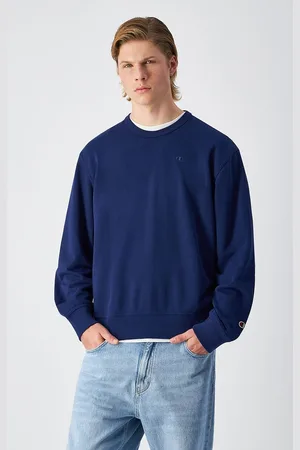Champion Small Logo Sweatshirt with Crew Neck