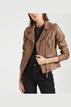 Oakwood Camera Leather Biker Jacket