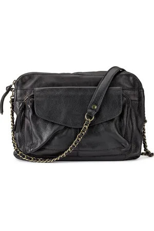 Pieces® Naina Leather Large Bag