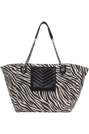IKKS Canvas Tote Bag with and Leather, 1440 XL
