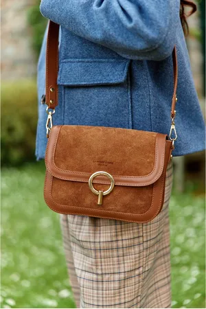 La Petite Etoile James Flap Shoulder Bag in Leather