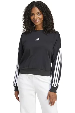 adidas Crew Neck Sweatshirt, Essentials 3-Stripes