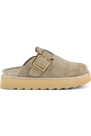 Colors of California Leather Clogs with Thick Sole