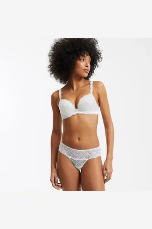 La Redoute Pack of 2 Lison Tangas in All-Over Lace