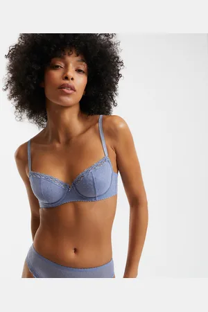La Redoute Alix Full Cup Bra in Flocked Tulle