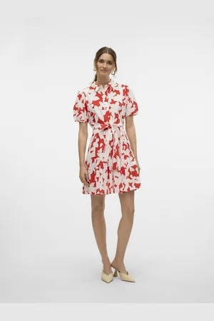 VERO MODA Printed Shirt Dress