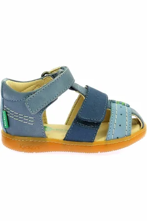 Kickers Kids Kick Bazar Closed Sandals in Leather