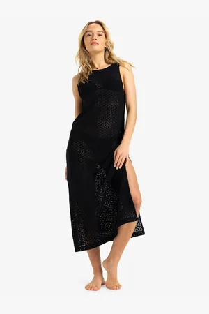 Roxy Playa Mood Crochet Beach Dress