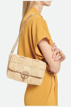 Vanessa Bruno Moon Raffia Handbag