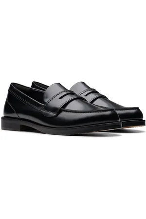 Clarks Straven Edge Leather Loafers